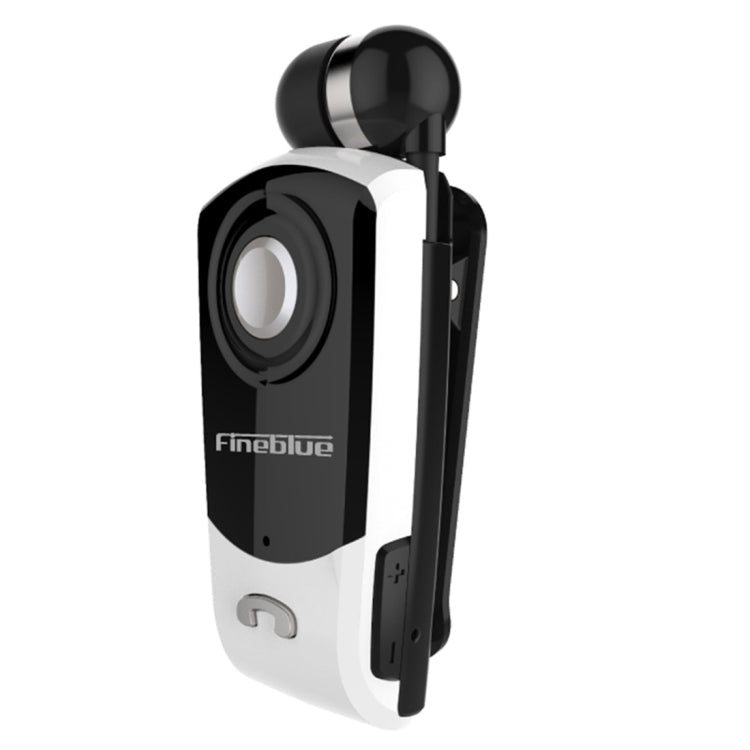 F960 CSR4.1 Einziehbares Kabel Anrufer Vibrationserinnerung Diebstahlschutz Bluetooth Headset, Schwarz, Weiß, Gold, Silber