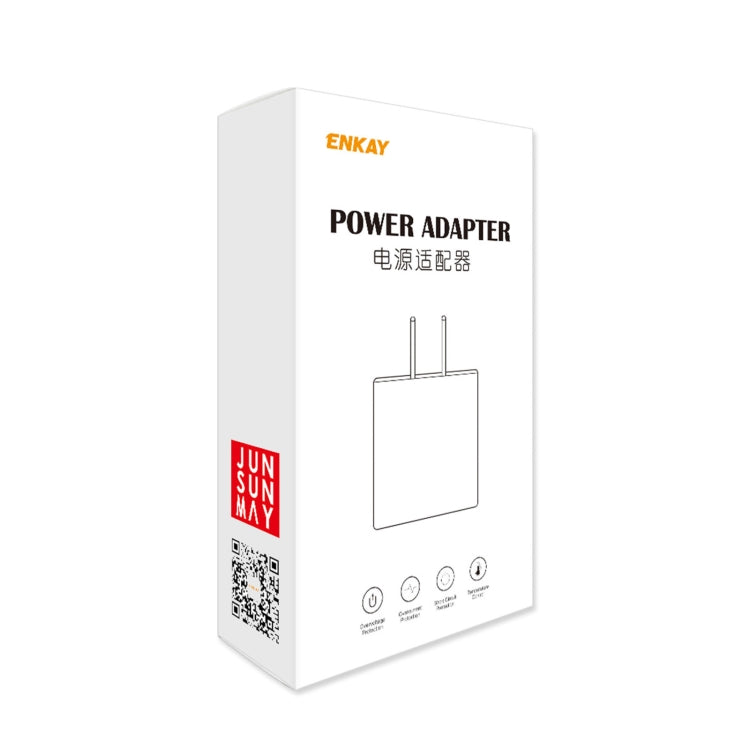 ENKAY Hat-Prince T006-1 18W USB QC 3.0 Fast Charging Travel Charger Power Adapter, EU Plug