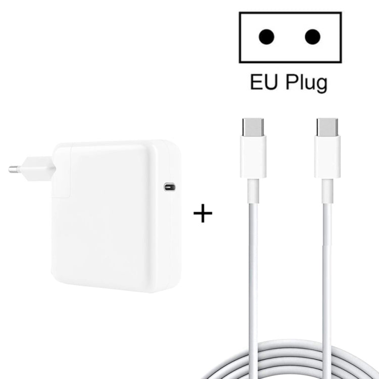 PD-96W 96W PD USB-C / Typ-C Laptop-Netzteil + 2m 5A USB-C / Typ-C zu USB-C / Typ-C Schnellladekabel für MacBook Pro, EU-Stecker, US-Stecker, UK-Stecker
