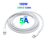 PD-96W 96W PD USB-C / Typ-C Laptop-Netzteil + 2m 5A USB-C / Typ-C zu USB-C / Typ-C Schnellladekabel für MacBook Pro, EU-Stecker, US-Stecker, UK-Stecker