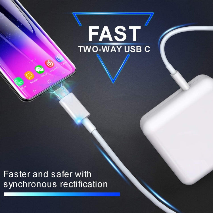 PD-96W 96W PD USB-C / Typ-C Laptop-Netzteil + 2m 5A USB-C / Typ-C zu USB-C / Typ-C Schnellladekabel für MacBook Pro, EU-Stecker, US-Stecker, UK-Stecker