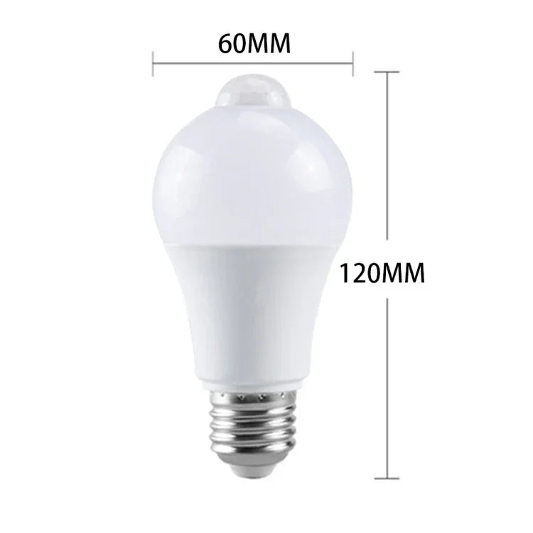 LED-Licht Wasserdichter Bewegungssensor Infrarotsensor E27 LED-Sensorbirne Weißes Licht