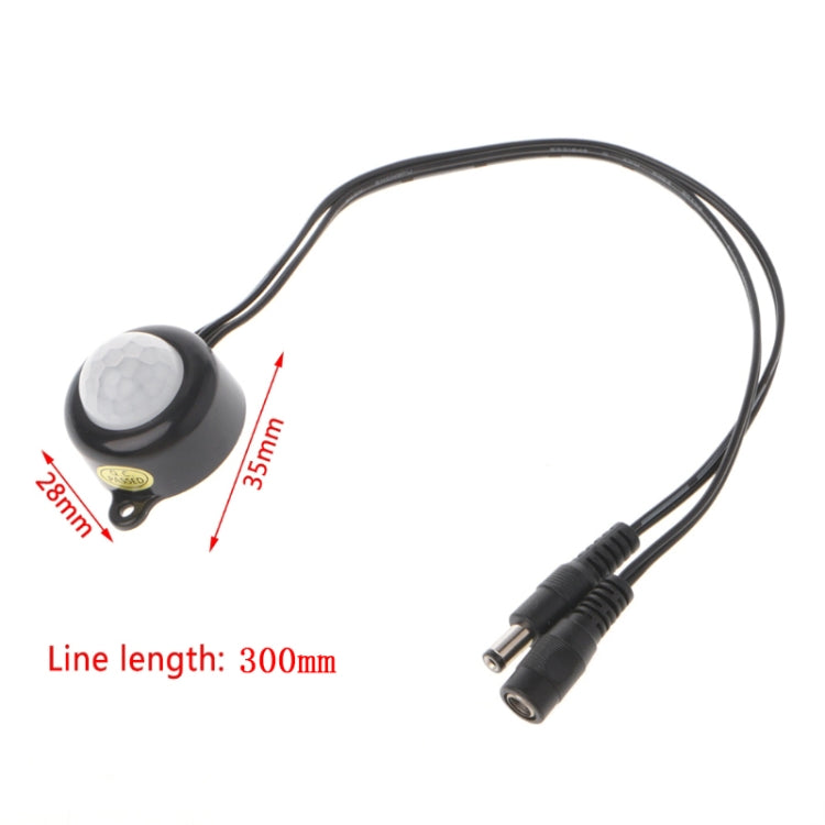 DC 5-24V/5A mit Stecker für LED-Lichtleiste Infrarot-PIR-Bewegungssensor-Schalter für den menschlichen Körper