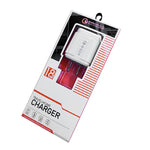 LZ-023 18W QC 3.0 USB Portable Reiseladegerät + 3A USB-zu-8-Pin-Datenkabel, US-Stecker, USB-zu-8-Pin-Datenkabel, US-Stecker, 8-Pin-Datenkabel, US-Stecker
