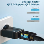 LZ-023 18W QC 3.0 USB Portable Reiseladegerät + 3A USB-zu-8-Pin-Datenkabel, US-Stecker, USB-zu-8-Pin-Datenkabel, US-Stecker, 8-Pin-Datenkabel, US-Stecker