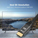 HDMI2.1 8K 120Hz Hochdynamisches HD-Kabel, Kabellänge: 1m, 120Hz 1m