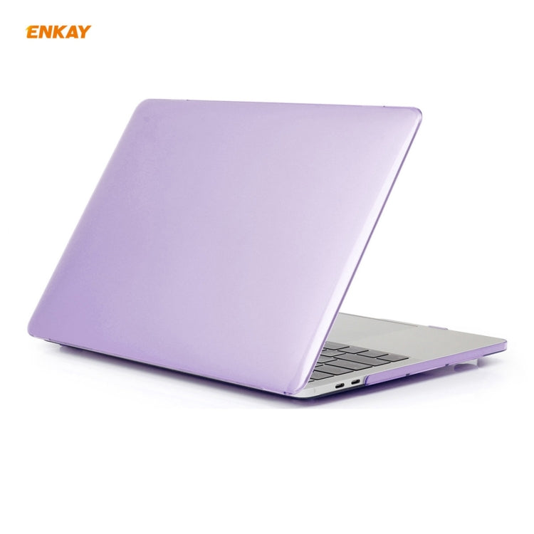 ENKAY 3 in 1 Kristall Laptop-Schutzhülle + EU-Version TPU Tastaturfolie + Staubschutz-Stöpsel-Set für MacBook Pro 13,3 Zoll A1708 (ohne Touch Bar), Für MacBook Pro 13,3 Zoll A1708 (ohne Touch Bar)