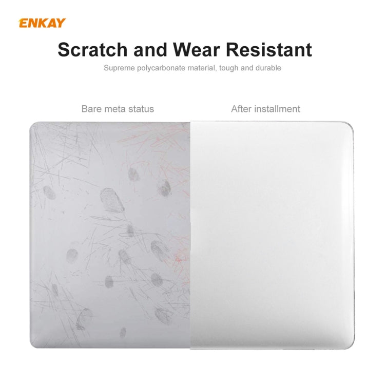 ENKAY 3 in 1 Kristall Laptop-Schutzhülle + EU-Version TPU Tastaturfolie + Staubschutz-Stöpsel-Set für MacBook Pro 13,3 Zoll A1708 (ohne Touch Bar), Für MacBook Pro 13,3 Zoll A1708 (ohne Touch Bar)