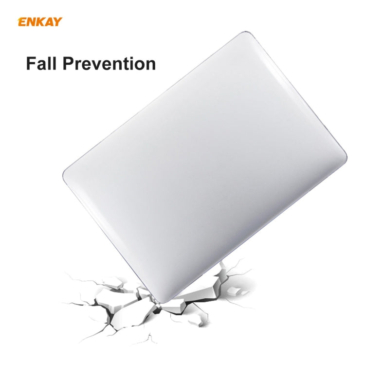 ENKAY 3 in 1 Kristall Laptop-Schutzhülle + EU-Version TPU Tastaturfolie + Staubschutz-Stöpsel-Set für MacBook Pro 13,3 Zoll A1708 (ohne Touch Bar), Für MacBook Pro 13,3 Zoll A1708 (ohne Touch Bar)