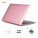 ENKAY 3-in-1 Kristall-Laptop-Schutzhülle + EU-Version TPU-Tastaturfolie + Staubschutz-Stöpsel-Set für MacBook Air 13,3 Zoll A1932 (2018), Für MacBook Air 13,3 Zoll A1932 (2018)