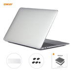 ENKAY 3-in-1 Kristall-Laptop-Schutzhülle + EU-Version TPU-Tastaturfolie + Staubschutz-Stöpsel-Set für MacBook Air 13,3 Zoll A1932 (2018), Für MacBook Air 13,3 Zoll A1932 (2018)