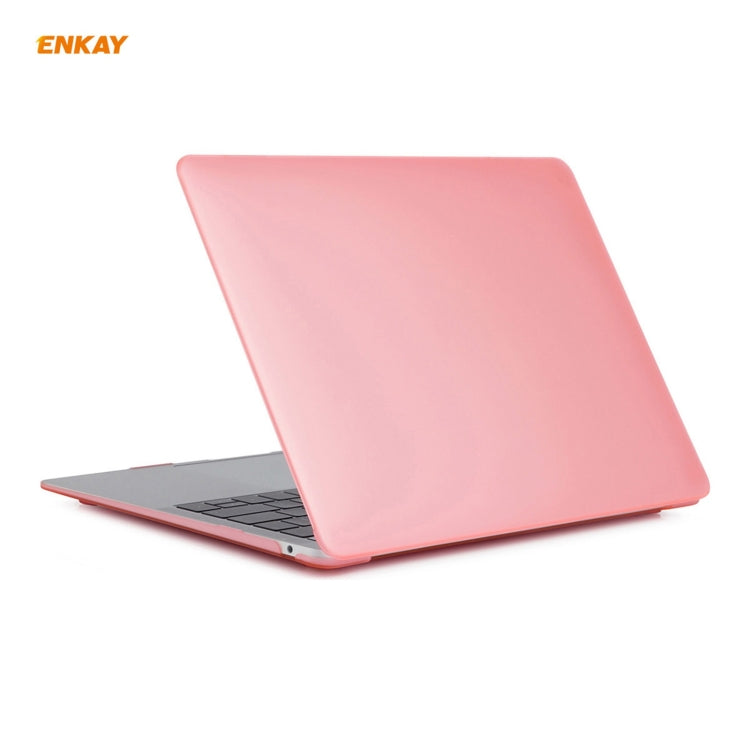 ENKAY 3 in 1 Matte Laptop-Schutzhülle + EU-Version TPU Tastaturfolie + Staubschutz-Stöpsel-Set für MacBook Air 13,3 Zoll A2179 & A2337 (2020), Für MacBook Air 13,3 Zoll A2179 (2020)