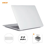 ENKAY 3 in 1 Matte Laptop-Schutzhülle + EU-Version TPU Tastaturfolie + Staubschutz-Stöpsel-Set für MacBook Air 13,3 Zoll A2179 & A2337 (2020), Für MacBook Air 13,3 Zoll A2179 (2020)