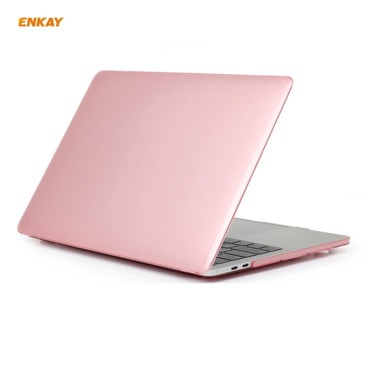 ENKAY 3 in 1 Kristall Laptop-Schutzhülle + EU-Version TPU Tastaturfolie + Staubschutz-Stöpsel-Set für MacBook Pro 13,3 Zoll A2251 & A2289 & A2338 (mit Touch Bar), Für MacBook Pro 13,3 Zoll A2251 (mit Touch Bar)