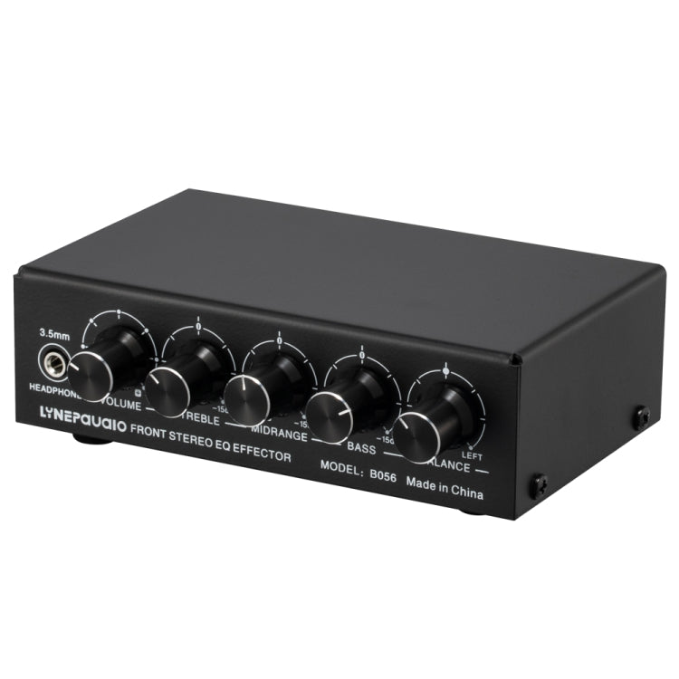 3-Kanal-Mischer Front-Stereo-Verstärker mit Höhen-/Mitten-/Bassregler, USB 5V Stromversorgung, US-Stecker, B056