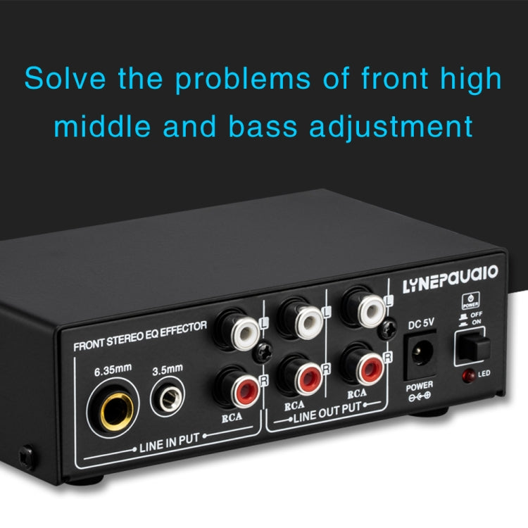 3-Kanal-Mischer Front-Stereo-Verstärker mit Höhen-/Mitten-/Bassregler, USB 5V Stromversorgung, US-Stecker, B056