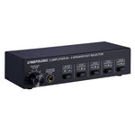 B032 2-in 4-out Leistungsverstärker-Umschalter Lautsprecher Verlustfreie Klangqualität 300W pro Kanal Schalterverteiler-Komparator mit Kopfhörer-Überwachungsfunktion / Audio-Eingang, B032