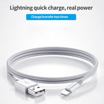 XJ-51 3A USB zu 8-Pin Schnellladekabel für iPhone 12 Serie, Länge: 1m, 1m