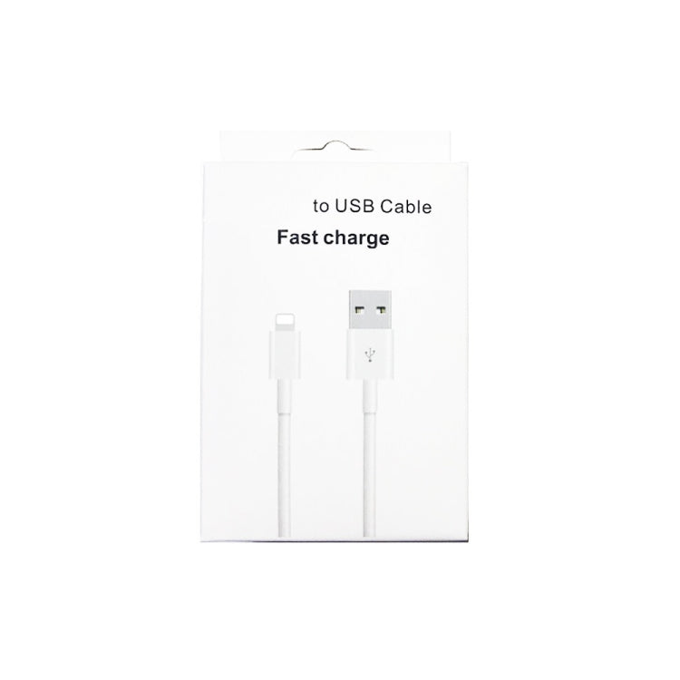 XJ-51 3A USB zu 8-Pin Schnellladekabel für iPhone 12 Serie, Länge: 1m, 1m