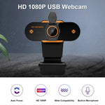 312 1080P HD USB 2.0 PC Desktop Kamera Webcam mit Mikrofon, Kabellänge: ca. 1,3m, Standard, mit Stativ, Blickschutz