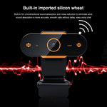 312 1080P HD USB 2.0 PC Desktop Kamera Webcam mit Mikrofon, Kabellänge: ca. 1,3m, Standard, mit Stativ, Blickschutz