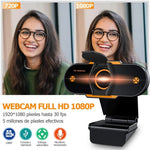 312 1080P HD USB 2.0 PC Desktop Kamera Webcam mit Mikrofon, Kabellänge: ca. 1,3m, Standard, mit Stativ, Blickschutz