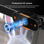 312 1080P HD USB 2.0 PC Desktop Kamera Webcam mit Mikrofon, Kabellänge: ca. 1,3m, Standard, mit Stativ, Blickschutz