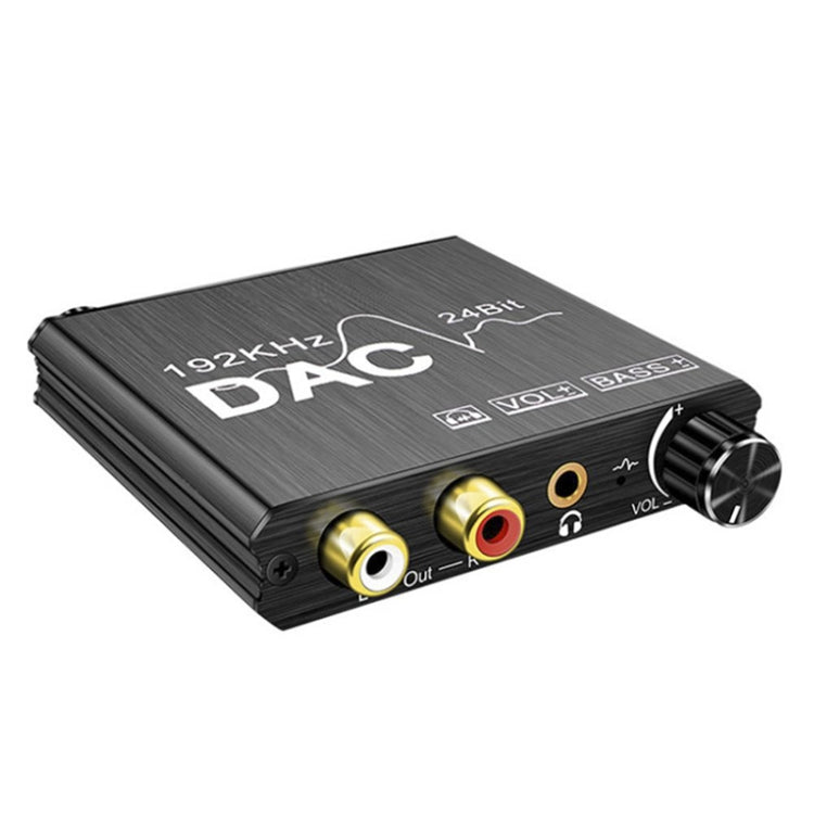 Digital-zu-Analog Audio-Konverter Stereo-Extraktor DAC-Verstärker Optisch SPDIF 192Khz 24Bit