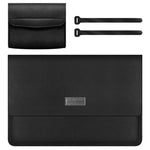 Litschi-Muster PU-Leder wasserdichte ultradünne Schutzhülle Tasche Aktentasche Laptop-Tragetasche für 13-14 Zoll Laptops, Für 13-14 Zoll