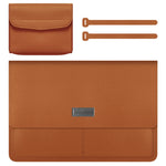 Litschi-Muster PU-Leder wasserdichte ultradünne Schutzhülle Tasche Aktentasche Laptop-Tragetasche für 13-14 Zoll Laptops, Für 13-14 Zoll