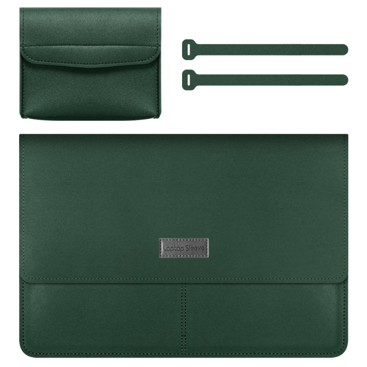 Litschi-Muster PU-Leder wasserdichte ultradünne Schutzhülle Tasche Aktentasche Laptop-Tragetasche für 13-14 Zoll Laptops, Für 13-14 Zoll