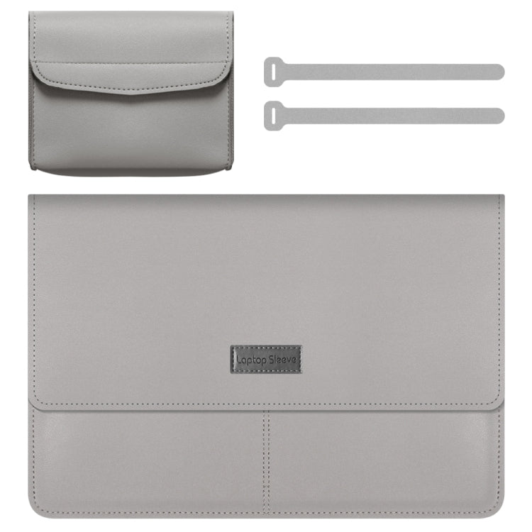 Litschi-Muster PU-Leder wasserdichte ultradünne Schutzhülle Tasche Aktentasche Laptop-Tragetasche für 13-14 Zoll Laptops, Für 13-14 Zoll