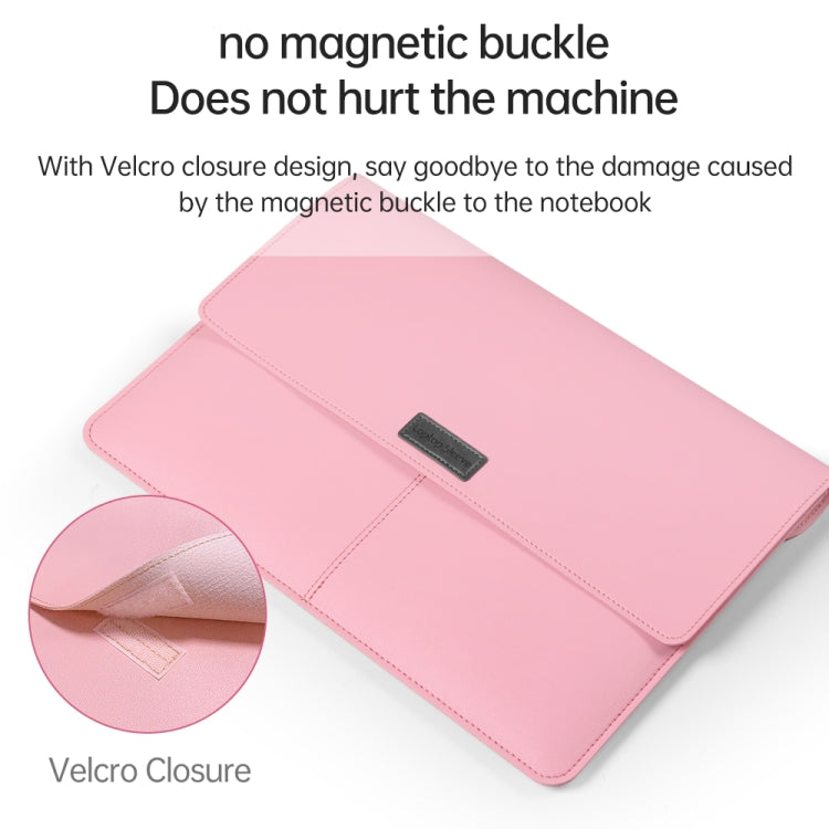 Litschi-Muster PU-Leder wasserdichte ultradünne Schutzhülle Tasche Aktentasche Laptop-Tragetasche für 13-14 Zoll Laptops, Für 13-14 Zoll