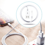 Doppel USB Tragbares Reise-Ladegerät + 1 Meter USB zu 8 Pin Datenkabel, US-Stecker