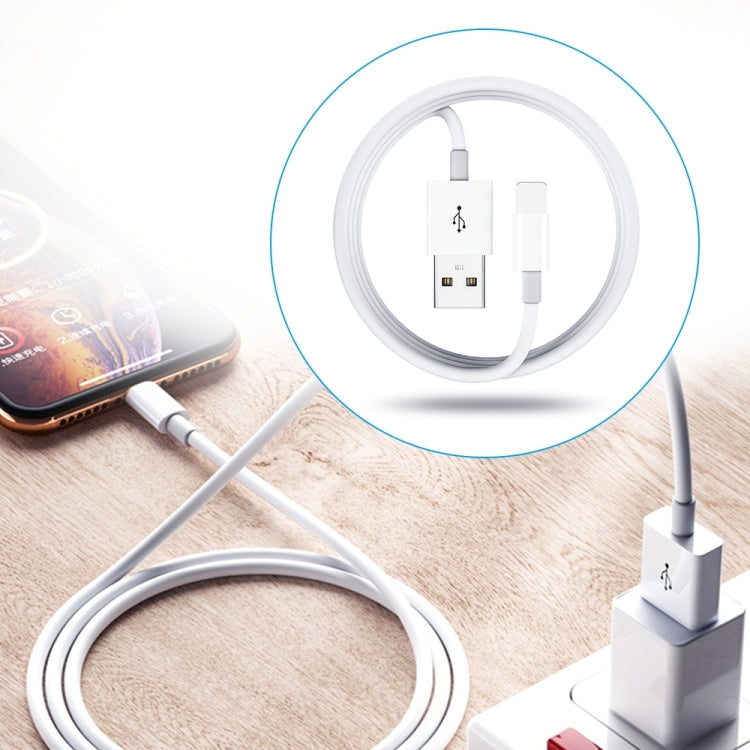Doppel USB Tragbares Reise-Ladegerät + 1 Meter USB zu 8 Pin Datenkabel, US-Stecker