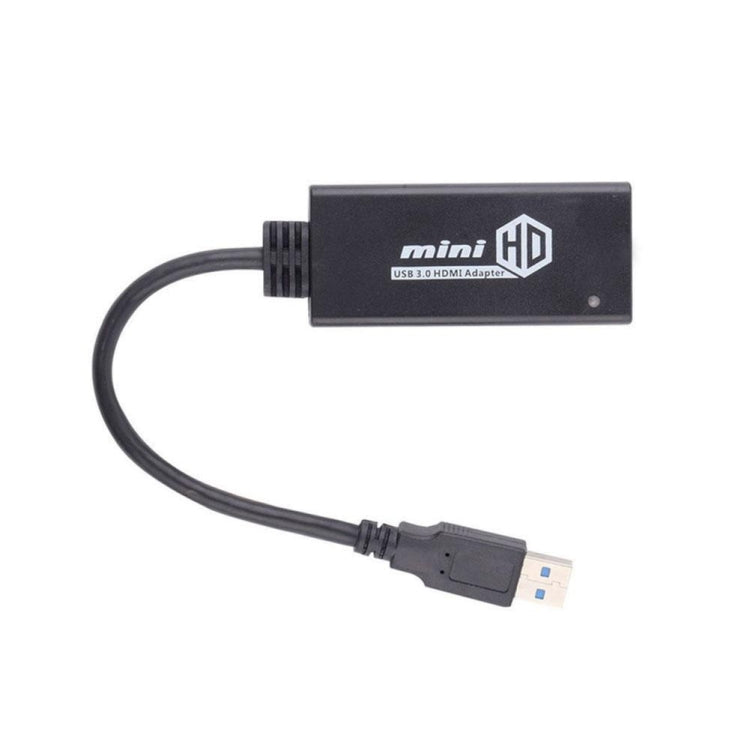 USB 3.0 zu HDMI HD Konverterkabel Adapter mit Audio, Kabellänge: 20cm