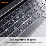 ENKAY Weiche TPU Tastaturschutzfolie für MacBook Pro 16 Zoll A2141 / Pro 13,3 Zoll A2289 & A2251 & A2338 (2020), EU-Version, EU-Version