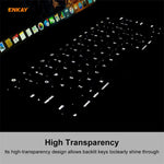 ENKAY Weiche TPU Tastaturschutzfolie für MacBook Pro 16 Zoll A2141 / Pro 13,3 Zoll A2289 & A2251 & A2338 (2020), EU-Version, EU-Version