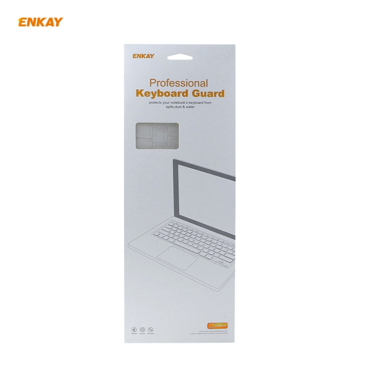 ENKAY Weiche TPU Tastaturschutzfolie für MacBook Pro 16 Zoll A2141 / Pro 13,3 Zoll A2289 & A2251 & A2338 (2020), EU-Version, EU-Version