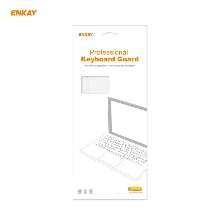 ENKAY Ultradünne weiche TPU-Tastaturschutzfolie, US-Version, Für Huawei MateBook 14 Zoll, Für Honor MagicBook 14 / 15, Für Huawei MateBook D 14 Zoll / D 15,6 Zoll, Für Honor MagicBook Pro, Für Huawei MateBook X Pro (2019 / 2020)