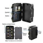DL001 Wildkamera 12MP 1080P 26 IR LEDs 940nm Nachtsicht, DL001