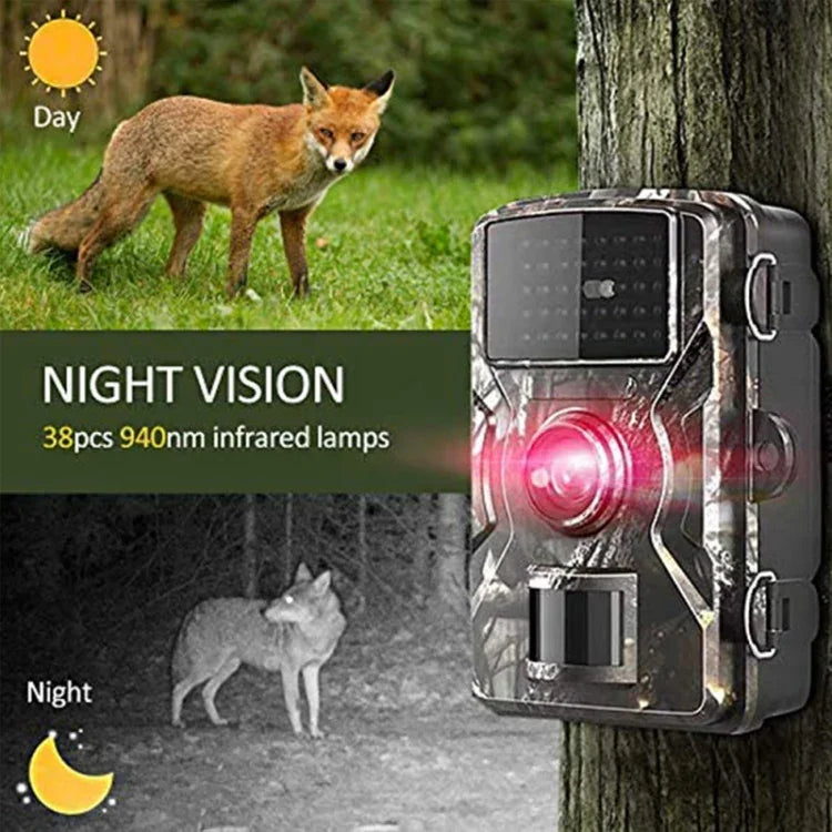 DL001 Wildkamera 12MP 1080P 26 IR LEDs 940nm Nachtsicht, DL001