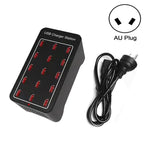 XLD-A7 100W 15 USB Ports Schnellladestation Intelligentes Ladegerät, AC 100-240V, 100W 15 USB Ports EU Stecker, 100W 15 USB Ports US Stecker, 100W 15 USB Ports AU Stecker, 100W 15 USB Ports UK Stecker