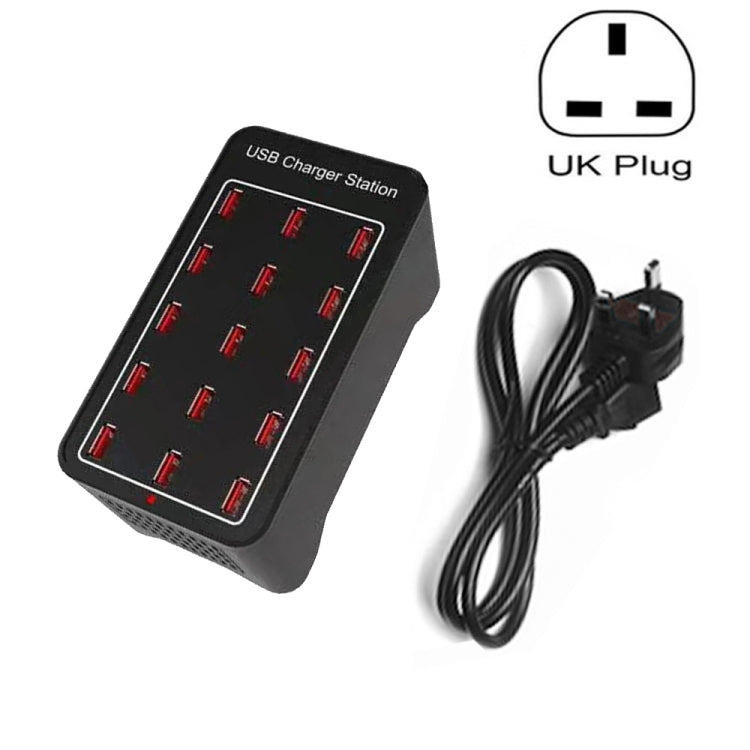 XLD-A7 100W 15 USB Ports Schnellladestation Intelligentes Ladegerät, AC 100-240V, 100W 15 USB Ports EU Stecker, 100W 15 USB Ports US Stecker, 100W 15 USB Ports AU Stecker, 100W 15 USB Ports UK Stecker