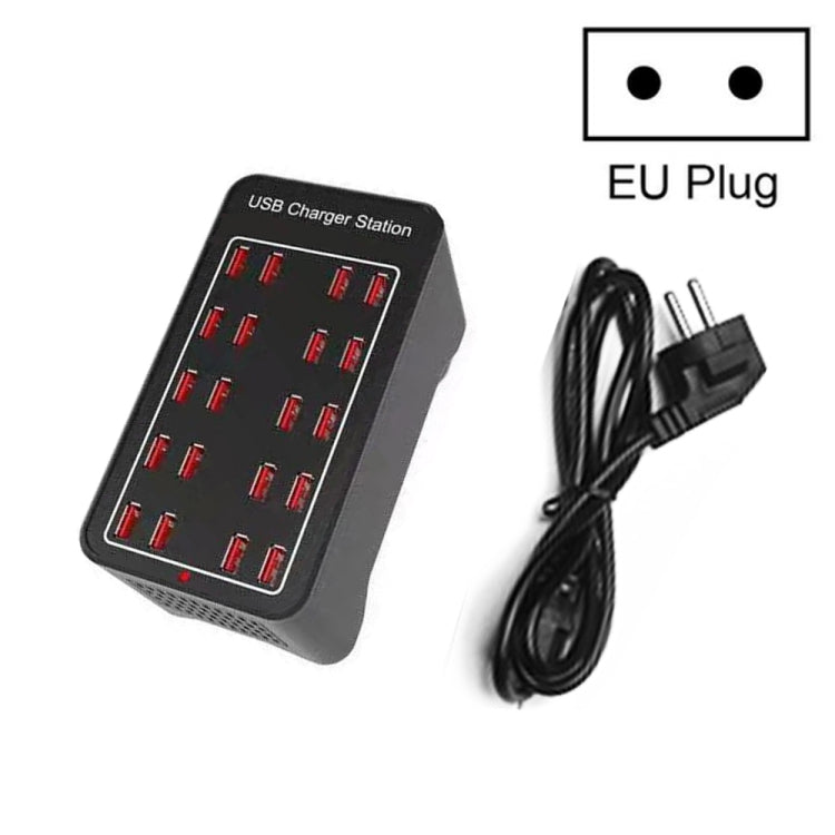 100W 20 USB Ports Schnellladestation Intelligentes Ladegerät, AC 100-240V, 100W 20 USB Ports EU Stecker, 100W 20 USB Ports US Stecker, 100W 20 USB Ports AU Stecker, 100W 20 USB Ports UK Stecker