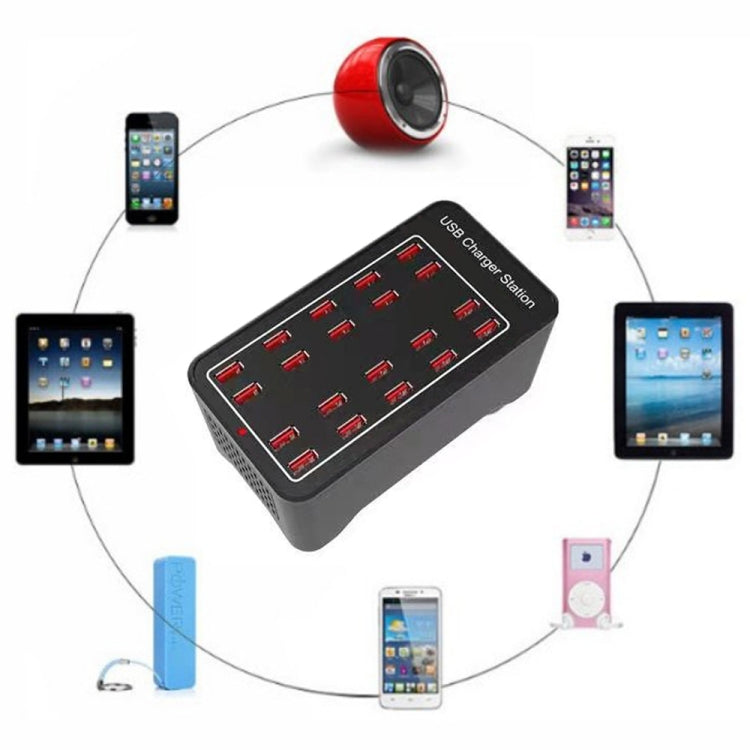 100W 20 USB Ports Schnellladestation Intelligentes Ladegerät, AC 100-240V, 100W 20 USB Ports EU Stecker, 100W 20 USB Ports US Stecker, 100W 20 USB Ports AU Stecker, 100W 20 USB Ports UK Stecker