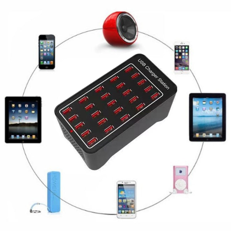 150W 25 USB-Anschlüsse Schnellladestation Intelligentes Ladegerät, AC 110-240V, 150W 25 USB-Anschlüsse EU Stecker, 150W 25 USB-Anschlüsse US Stecker, 150W 25 USB-Anschlüsse AU Stecker, 150W 25 USB-Anschlüsse UK Stecker