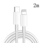 XJ-61 12W USB-C / Type-C zu 8-Pin PD Schnellladekabel, 1m, 1,5m, 2m