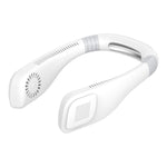 Freihand Mini USB Nackenventilator - Wiederaufladbarer tragbarer Kopfhörer-Design tragbarer Nackenband-Ventilator, 3 Stufen Luftstrom, 360 Grad freie Drehung, perfekt für Sport, Büro und Outdoor