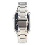 Abnehmbares Armband mit drei Perlen aus Edelstahl von Xiaoman, passend für Serie 7 (45 mm), 6, SE, 5, 4 (44 mm), 3, 2, 1 (42 mm) und Serie 7 (41 mm), 6, SE, 5, 4 (40 mm) sowie 3, 2, 1 (38 mm).